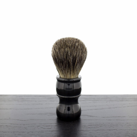 WCS Beacon Shaving Brush, Pure Badger, Black